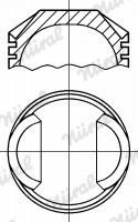 Piston NÜRAL 87-107100-40