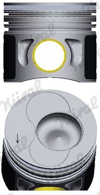 NÜRAL 87-114900-65 Piston