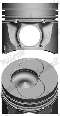 NÜRAL 87-114900-90 Piston