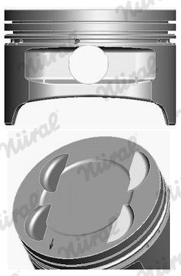 Piston NÜRAL 87-141307-20