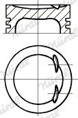 Piston NÜRAL 87-142406-00