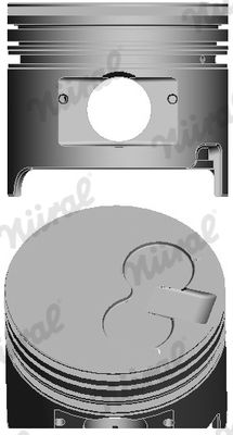 NÜRAL 87-373800-10 Piston