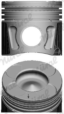 NÜRAL 87-435700-10 Piston