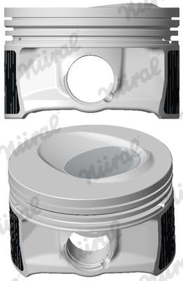 NÜRAL 87-443900-10 Piston