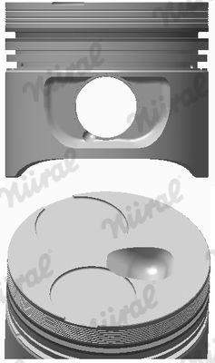 NÜRAL 87-743600-10 Piston