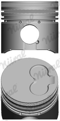 NÜRAL 87-990100-10 Piston