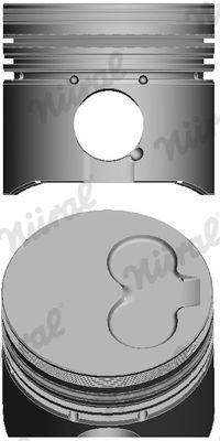 NÜRAL 87-990107-10 Piston