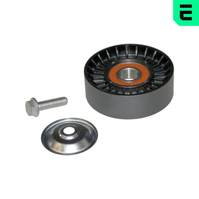OPTIMAL 0-N1544 Deflection/Guide Pulley, V-ribbed belt