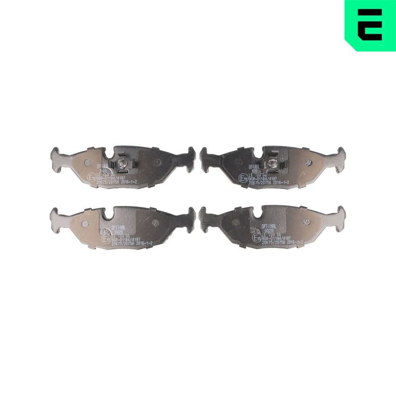 OPTIMAL BP-09320 Brake Pad Set, disc brake