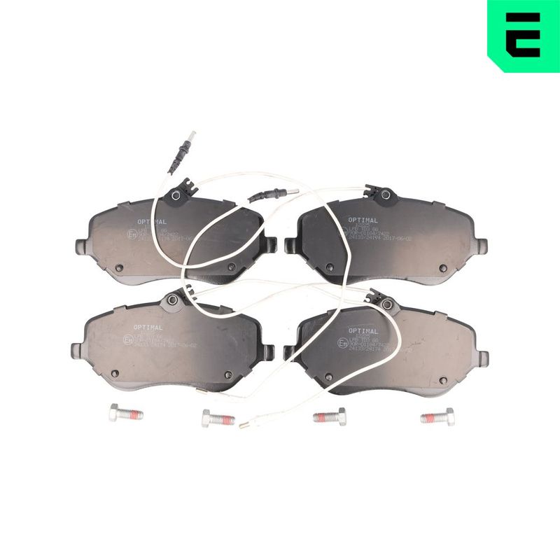 OPTIMAL BP-12225 Brake Pad Set, disc brake