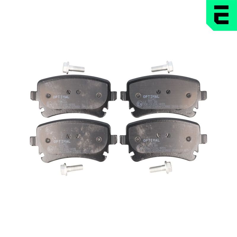 OPTIMAL BP-12242 Brake Pad Set, disc brake