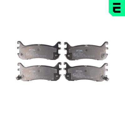 Brake Pad Set, disc brake OPTIMAL BP-12327