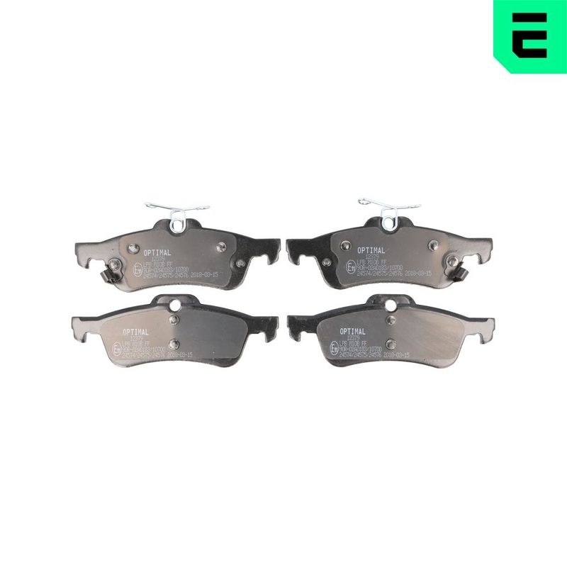 OPTIMAL BP-12379 Brake Pad Set, disc brake