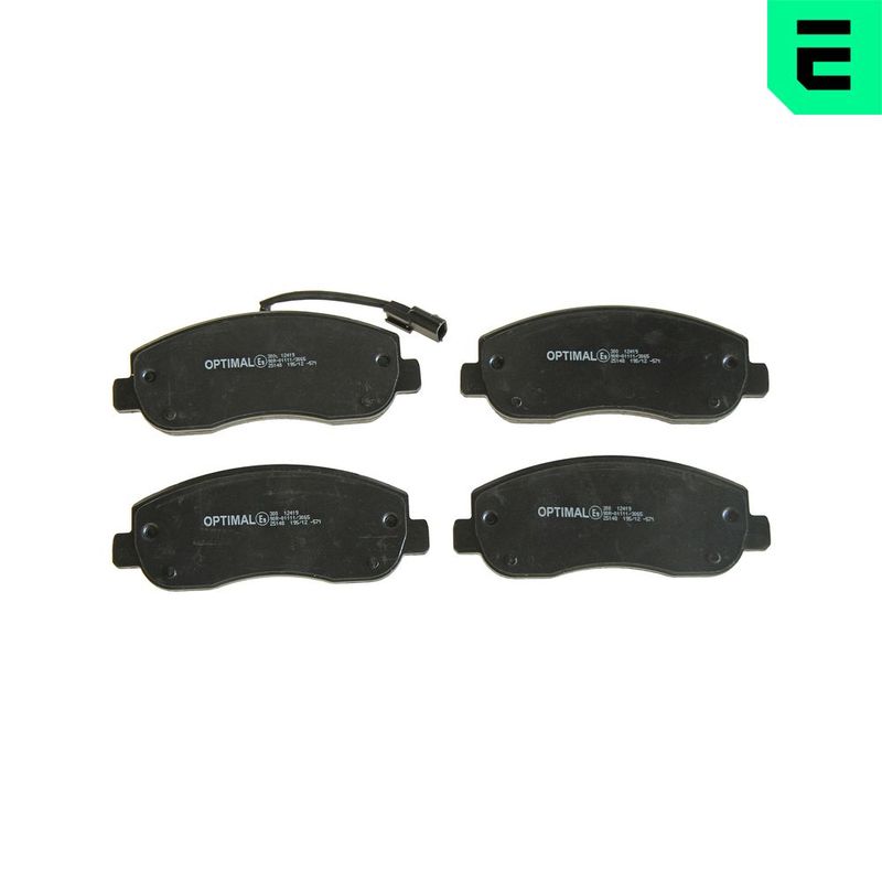OPTIMAL BP-12419 Brake Pad Set, disc brake