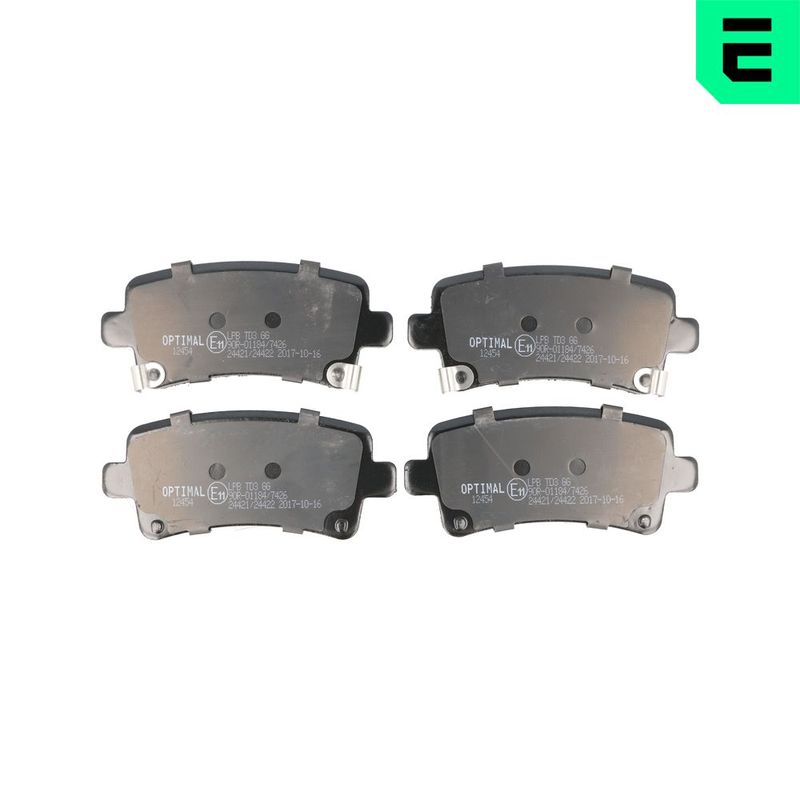 OPTIMAL BP-12454 Brake Pad Set, disc brake