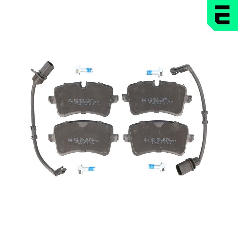 OPTIMAL BP-12459 Brake Pad Set, disc brake