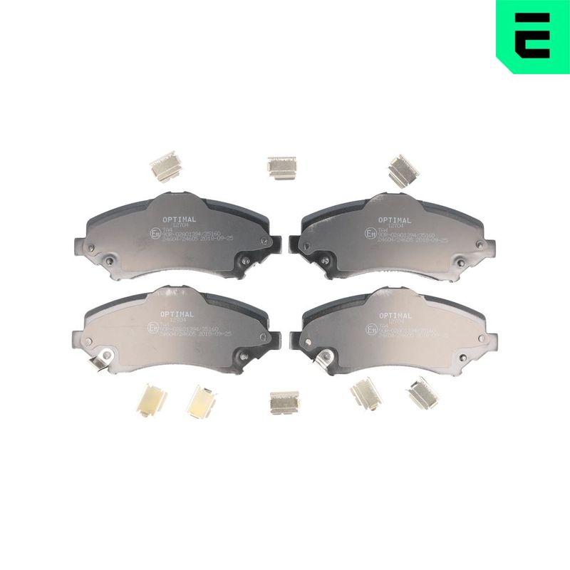 OPTIMAL BP-12704 Brake Pad Set, disc brake