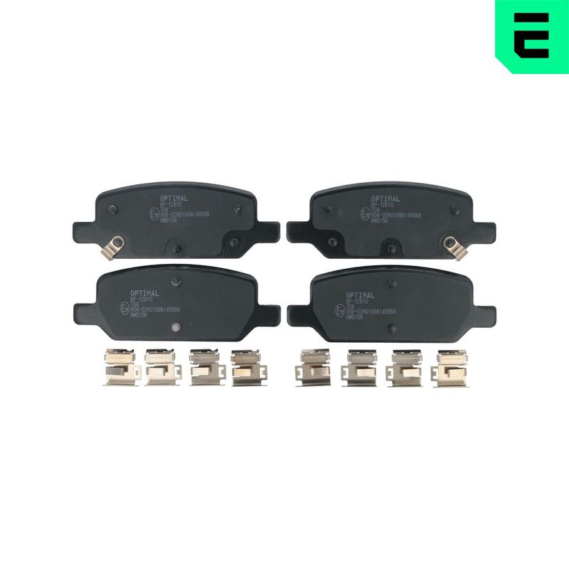 OPTIMAL BP-12810 Brake Pad Set, disc brake
