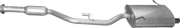 POLMO 03.17 Repair Pipe, catalytic converter