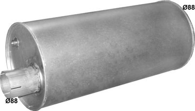 Rear Muffler POLMO 64.27