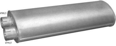 Rear Muffler POLMO 68.02