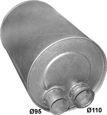 Rear Muffler POLMO 68.52