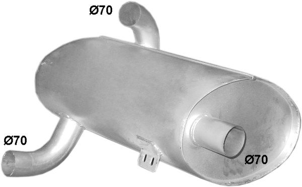 POLMO 69.101 Rear Muffler