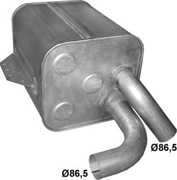 Rear Muffler POLMO 69.69