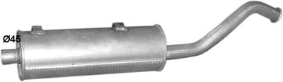 Rear Muffler POLMO 69.77