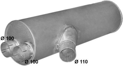 Rear Muffler POLMO 69.88