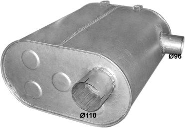 POLMO 70.10 Rear Muffler