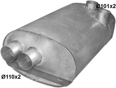 POLMO 79.00 Rear Muffler