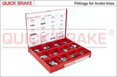 Assortment, fittings QUICK BRAKE 0001C