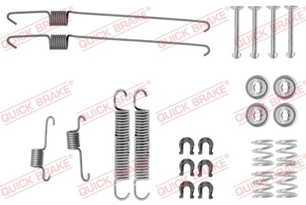 QUICK BRAKE 105-0001 Accessory Kit, brake shoes