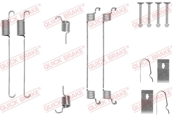 QUICK BRAKE 105-0007 Accessory Kit, brake shoes