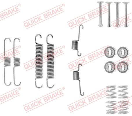QUICK BRAKE 105-0012 Accessory Kit, brake shoes