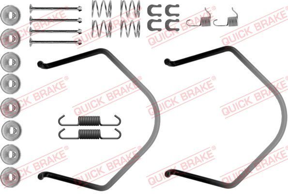QUICK BRAKE 105-0638 Accessory Kit, brake shoes