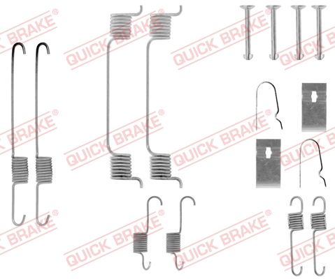 QUICK BRAKE 105-0700 Accessory Kit, brake shoes