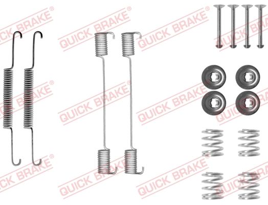 QUICK BRAKE 105-0704 Accessory Kit, brake shoes