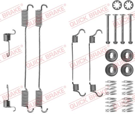 QUICK BRAKE 105-0740 Accessory Kit, brake shoes