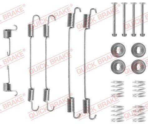 QUICK BRAKE 105-0750 Accessory Kit, brake shoes