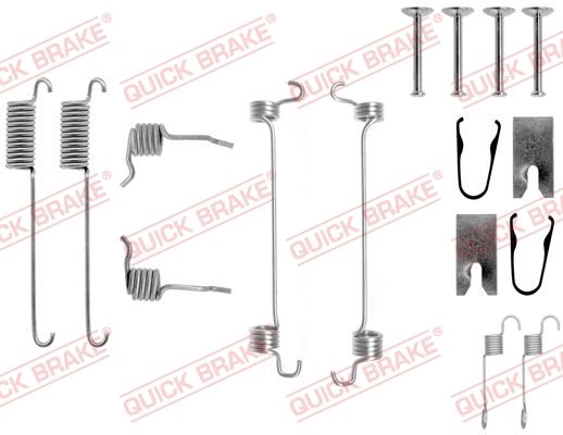 QUICK BRAKE 105-0751 Accessory Kit, brake shoes