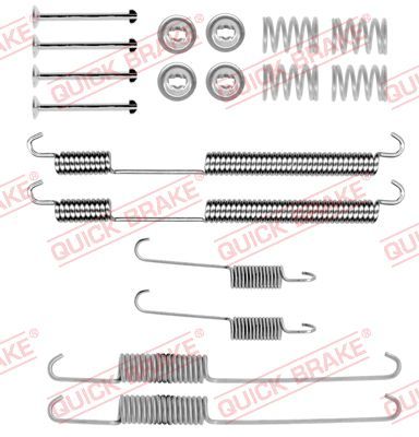 QUICK BRAKE 105-0755 Accessory Kit, brake shoes