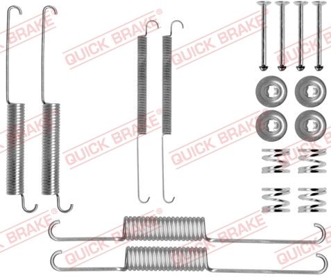 QUICK BRAKE 105-0758 Accessory Kit, brake shoes