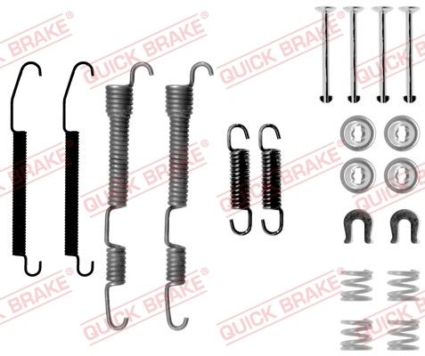 QUICK BRAKE 105-0761 Accessory Kit, brake shoes
