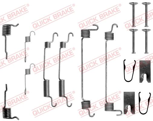 QUICK BRAKE 105-0764 Accessory Kit, brake shoes