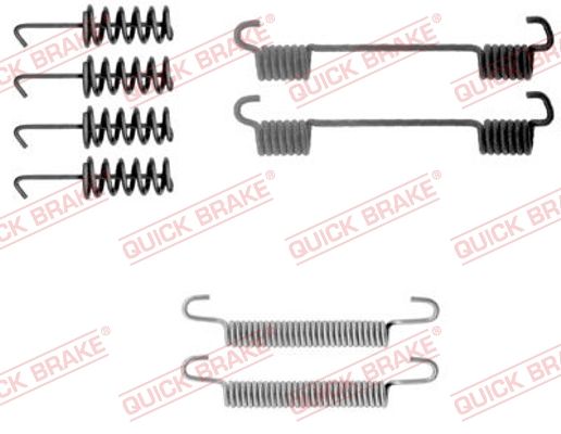 QUICK BRAKE 105-0775 Accessory Kit, parking brake shoes