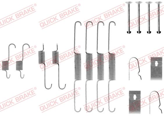 QUICK BRAKE 105-0782 Accessory Kit, brake shoes