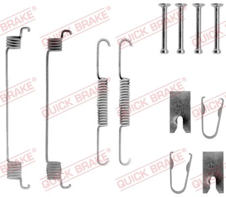 QUICK BRAKE 105-0789 Accessory Kit, brake shoes
