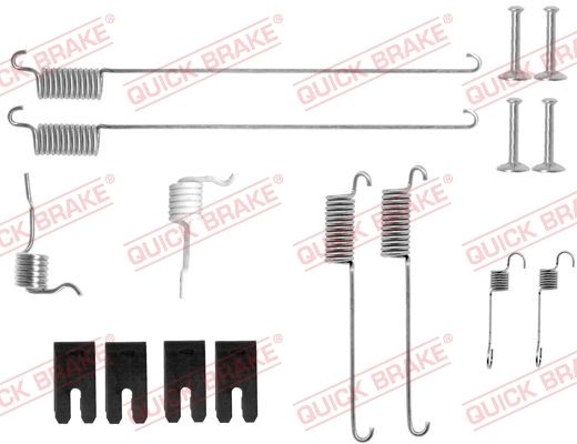 QUICK BRAKE 105-0829 Accessory Kit, brake shoes
